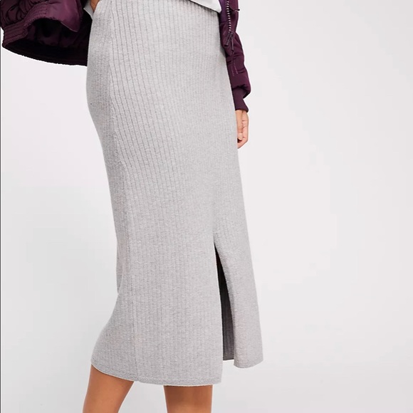 Free People soft midi skirt- S - Picture 3 of 6